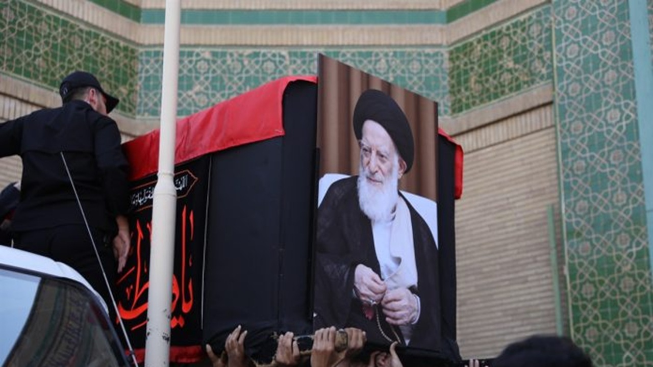 تشییع پیکر حضرت آیت الله شبیری زنجانی + تصاویر